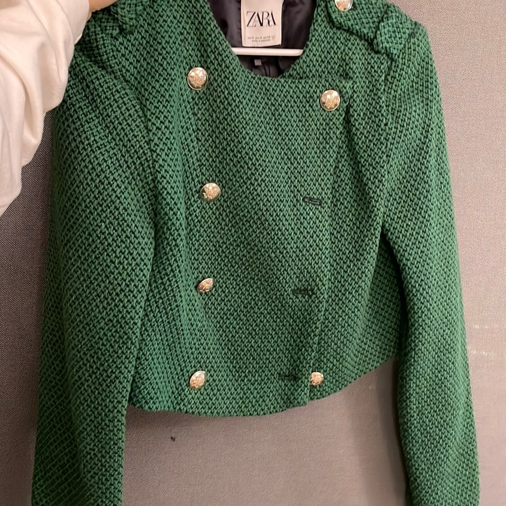 Zara cropped blazer